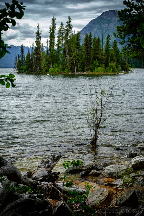 Emerald Island in Lake Wenatchee