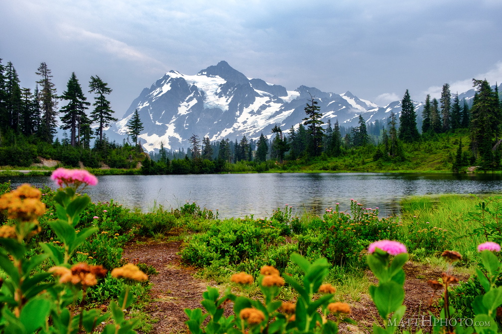 Mount Shuksan and Picture Lake