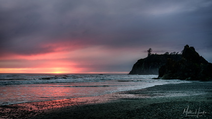 Ruby Beach, at the end of the day