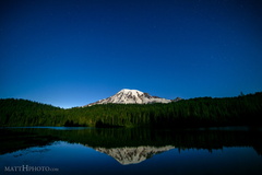 Glaciers in Moonlight