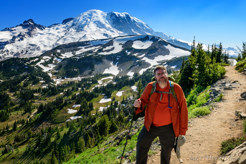 Look at me, I'm on a ridge.