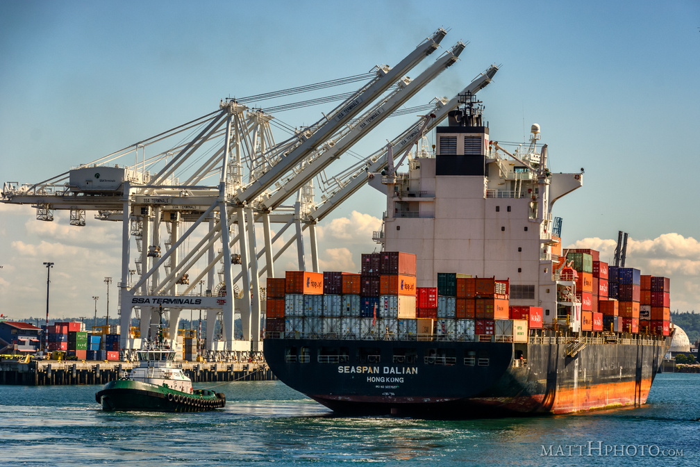 Seaspan Dalian, Port of Seattle