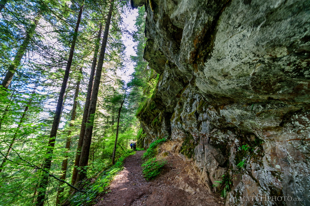 Between a rock and a vertical place