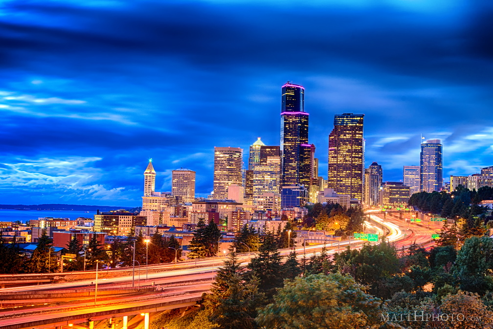 The bluest skies you've ever seen are in Seattle