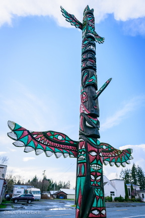 Forks Totem Pole