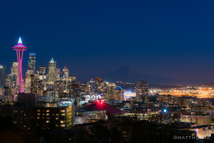 Magenta Space Needle