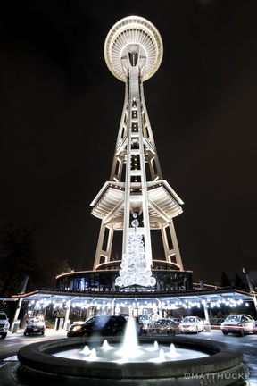 Space Needle Christmas Lights